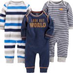 Simple Joys by Carter's Baby Boys' Jumpsuits, Pack of 3